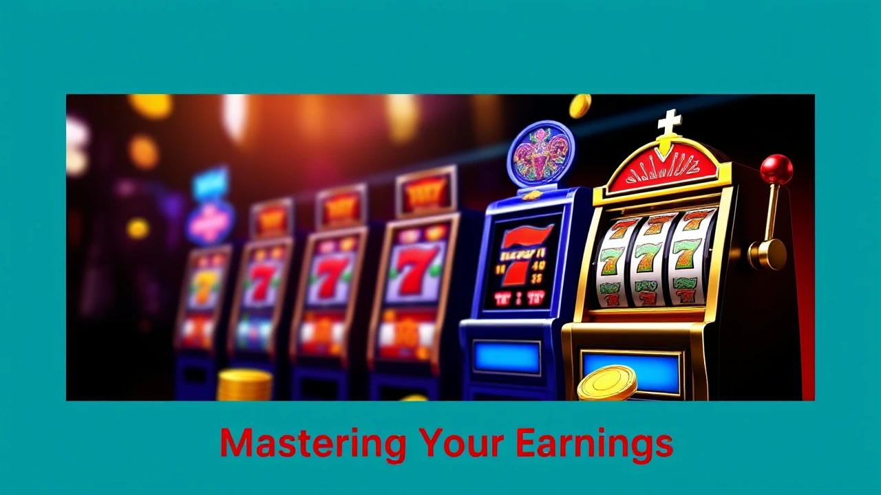 Mastering Your Earnings: Strategies for Winning Slot Machines